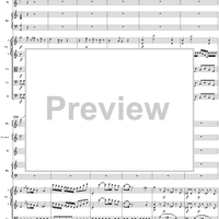 Flute & Harp Concerto in C Major, Movement 1 K297c (K299) - Full Score
