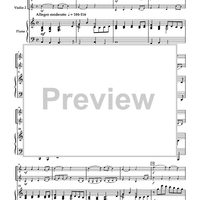 Hymns from "The Southern Harmony" for 2 Violins and Piano - Piano