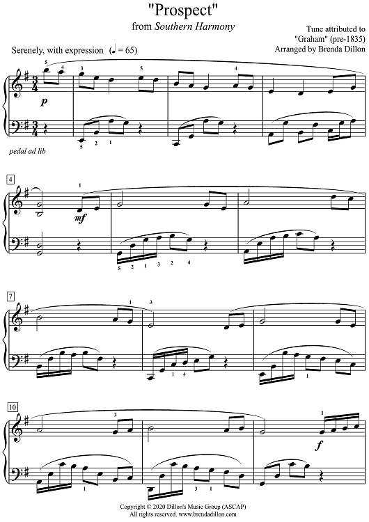 "Prospect" from Southern Harmony