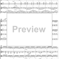 Quintet in C Major, Movement 4 - Score