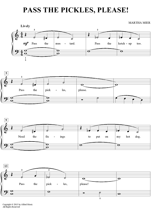 Pass the Pickles, Please!