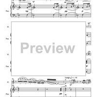Sonata for Flute and Piano - Piano Score