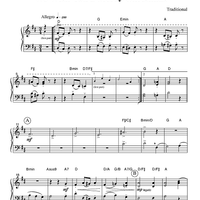 We Wish You a Merry Christmas - Keyboard or Guitar