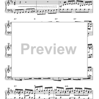 Overture - from Suite #3 in D Major - Keyboard or Guitar