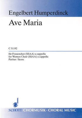 Ave Maria G major - Choral Score