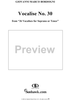 Thirty-Six Vocalises for Soprano: No. 30