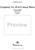 Symphony No. 45 in F-sharp Minor  ("Farewell")  movt. 3 - Hob1/45 - Full Score