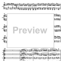 Konzert im alten Stil Op.100 - Score