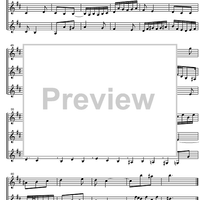Three Part Sinfonia No.13 BWV 799 a minor - Score