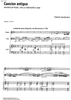 Cancion antiqua - Score