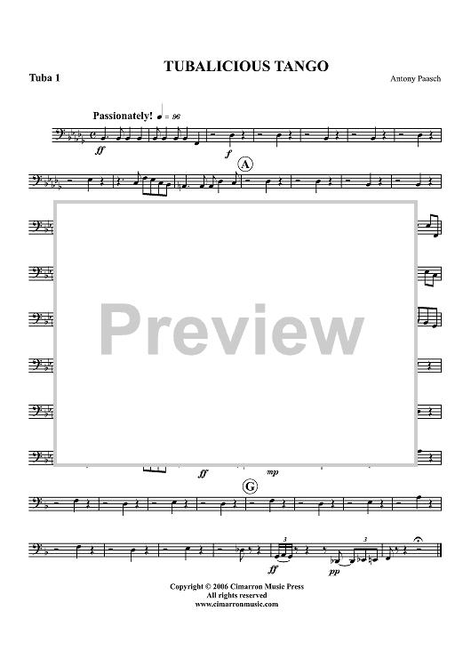 Tubalicious Tango - Tuba 1