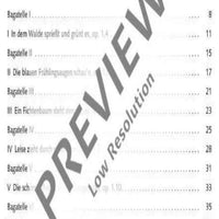 Die schönen Augen der Frühlingsnacht - Score and Parts