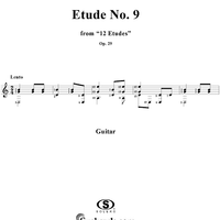 Twelve Etudes, Op. 29, No. 9: Lento