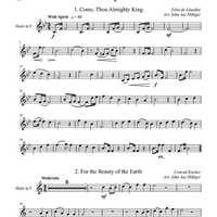 Three Hymns - Horn in F