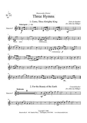 Three Hymns - Horn in F