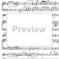 Sonata d minor - Score