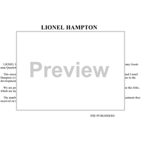 Lionel Hampton - Foreword