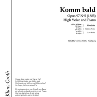 Komm bald Op.97 No. 5