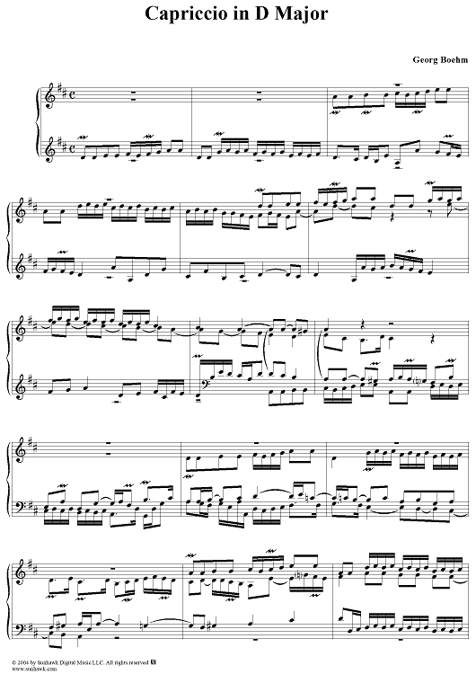 Capriccio in D Major