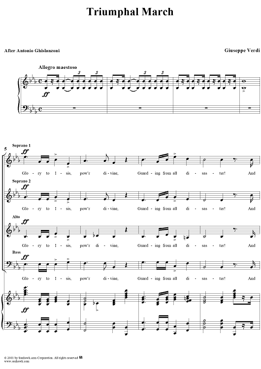 Aida, Triumphal March