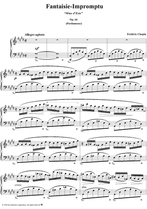 Fantaisie-Impromptu in C-sharp minor, op. 66 (