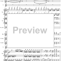 "Fra cento affanni", aria, K73c (K88) - Full Score