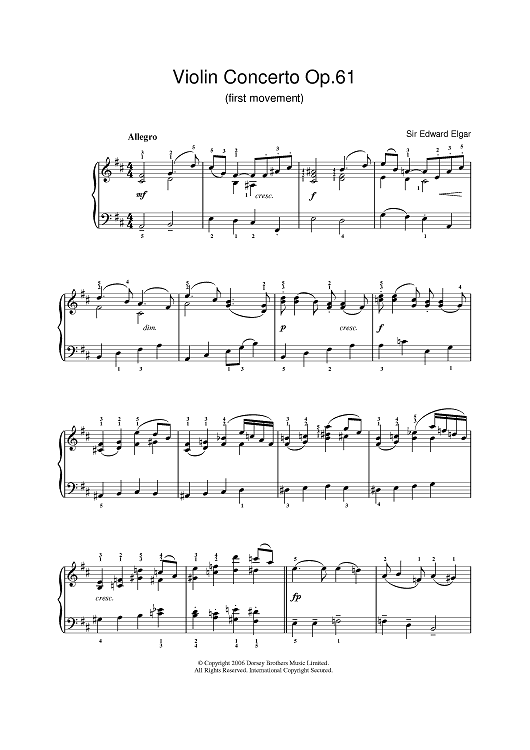 Violin Concerto Op.61 (first movement)