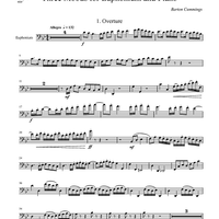 Three Moods for Euphonium and Piano - Euphonium BC