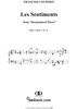 Harpsichord Pieces, Book 1, Suite 1, No.11:  Les Sentiments