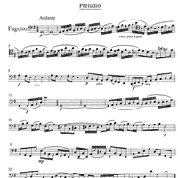 Piccola suite in stile antico - Bassoon