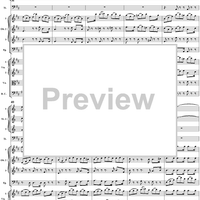 Orchestral Suite No. 4 in D Major - Score