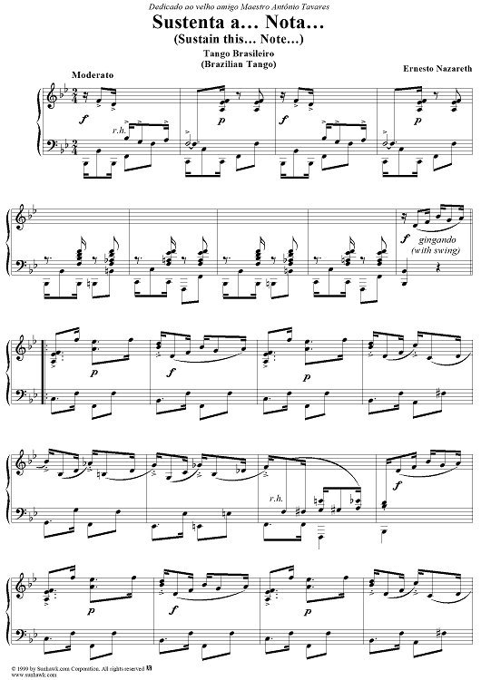 Sustenta a... Nota...