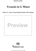 Paganini Etudes, No. 1: Tremolo
