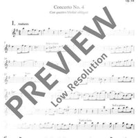 L'Estro Armonico in E minor - Violin I