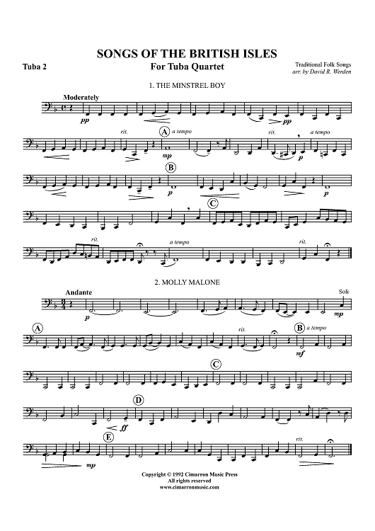 Songs of the British Isles - Tuba 2