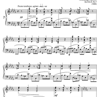 Etude Op. 8 No. 7 - Piano