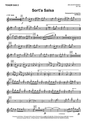 Sort's Salsa - Tenor Saxophone 2