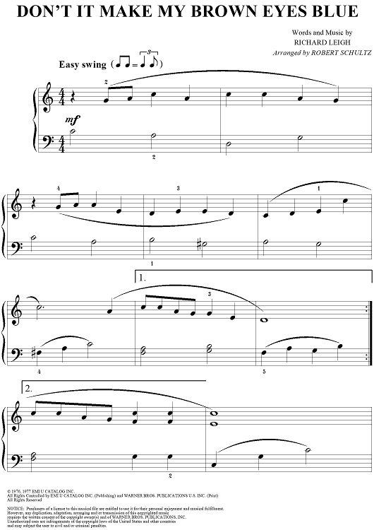 Don't It Make My Brown Eyes Blue