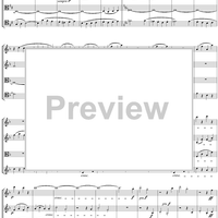 String Quartet No. 16, Movement 4 - Score