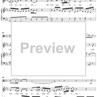 "Willkommen! will ich sagen," Aria, No. 3 from Cantata No. 27: Wer weiss, wie nahe mir mein Ende, BWV27 - Piano Score