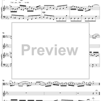 "Willkommen! will ich sagen," Aria, No. 3 from Cantata No. 27: Wer weiss, wie nahe mir mein Ende, BWV27 - Piano Score