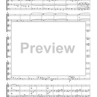Allegro from Divertimento No. 3, K 166 - Score