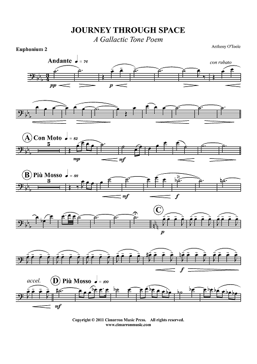 Journey Through Space - Euphonium 2 BC/TC