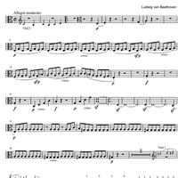 String Quintet C Major Op.29 - Viola 2