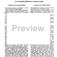 Là, ricordando Beethoven, ci darem la mano - Preface