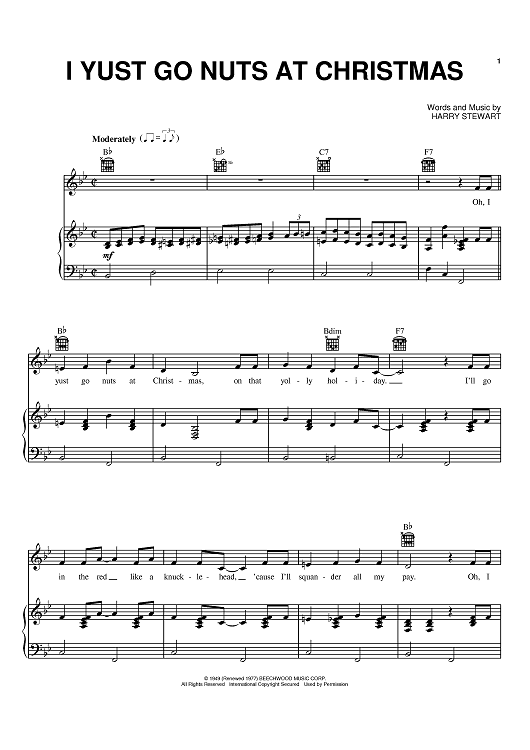 I Yust Go Nuts At Christmas