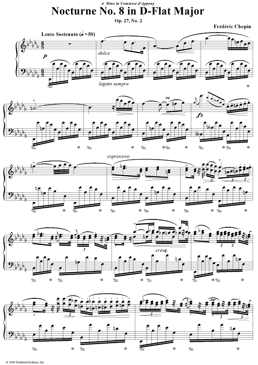 No. 8 in D-flat Major, Op. 27, No. 2