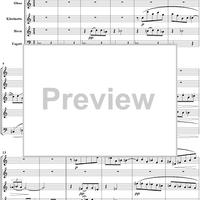 Kleine Kammermusik für fünf Bläser - Score