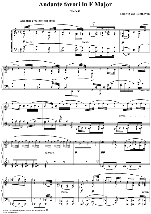 Andante favori in F major