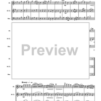 3 Bagatelles - Score